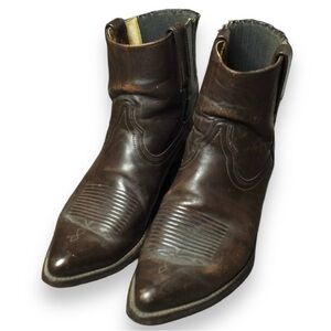 Vintage Imperial Brand Western Ranch wear Ankle Boots Made in USA
